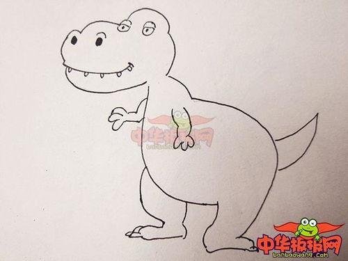 吃瓜小恐龙画法视频,轻松绘制可爱瓜果造型